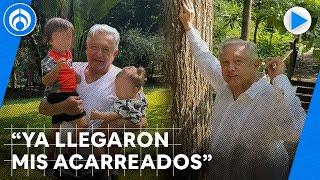 López Obrador cumple años y lo festeja con su familia en Palenque: "Gracias por las bendiciones"