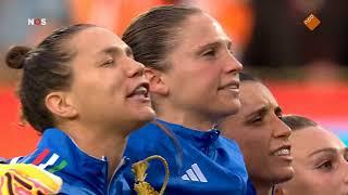 Women's European Qualifiers. Netherlands vs Italy (12/07/2024) [Dutch commentary]