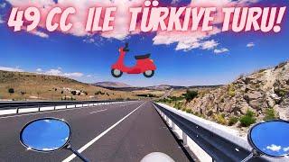 50CC MOTOSİKLET İLE TÜRKİYE TURU  (12 Gün 4.700km )