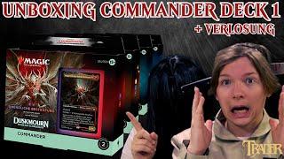 MTG Duskmourn Commander Deck Opening deutsch #1 | Magic the Gathering | Unboxing | Trader 2024