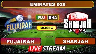 Emirates D20 Live - Fujairah vs Sharjah Live Cricket Score & Commentary