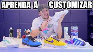 Como customizar tênis e tudo que precisa para customização barata