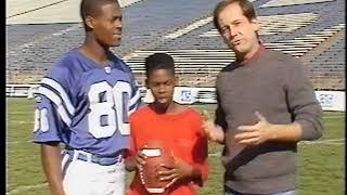 1991 - Big Brothers Promo with Indianapolis Colt Bill Brooks and Ken Owen