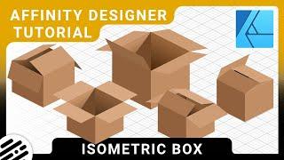 Affinity Designer Tutorial - Isometric Box and Offset Angles