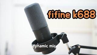 fifine k688 dynamic mic 다이나믹 마이크 리뷰