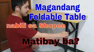 Foldable Table for Minimalist | Unboxing | Review | Shopee