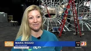 VIDEO: Cosmic Playground at Arizona Science Center made almost entirely out of tape