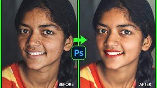 High-End Skin Retouching Photoshop Tutorial |