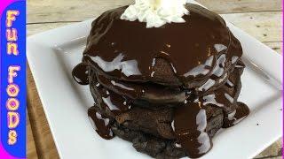 Death by Chocolate Pancakes | How to Make Chocolate Pancakes from scratch