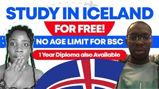 STUDY IN ICELAND FOR FREE| MOVE WITH FAMILY| CAN STUDY ONE YEAR DIPLOMA ALSO| 99% VISA SUCCESS RATE