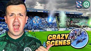 FANS CLASH at DERBY OF THE NORTH - Heerenveen vs FC Groningen