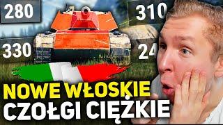 NOWE WŁOSKIE CZOŁGI CIĘŻKIE - World of Tanks