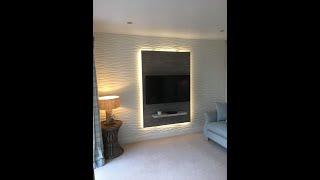 Decorative Floating TV Wall Panel System