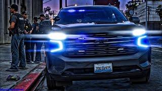 Playing GTA 5 As A POLICE OFFICER Gang Unit Patrol|| GTA 5 Mod| 4K