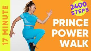 2400 Steps |17 Minute Prince Power Walk | Gina B