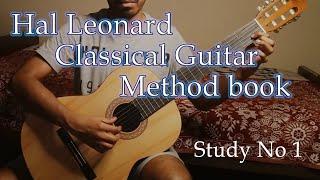 1. Study no. 1 | Hal Leonard Classical Guitar Method book