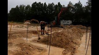 Preparing & Repairing The Footings In Preparation For Block Foundation Installation