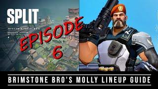 Brimstone Bro's Molly Lineup Guide - Split #valorant #brimstone #lineups #tutorial