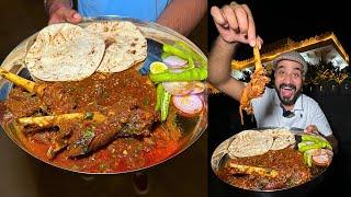 सिर्फ़ नल्लियों से बना Rajasthani सिगड़ी वाला मांस खाया है कभी? GOAT SHANKS RECIPE RAWAL FORT JAIPUR