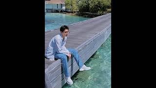 他没想到，可能以后再也看不到这么干净的海了……那可是他最爱的大海啊，他该有多难过#张彬彬