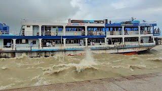 প্রচন্ড ঝড়ের কবলে এম ভি দোয়েল পাখি-১ লঞ্চ | Heavy Storm in river | Mv Doyel Pakhi-1 launch