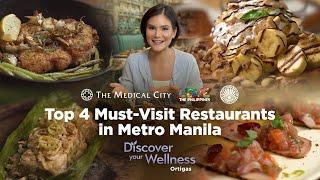 Top 4 Must-Visit Restaurants in Metro Manila