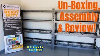 How To Assemble A 4 Shelf Storage Rack-Members Mark Storage Rack