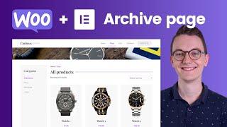 How to create a Product grid / Archive page with Categories - Elementor Woocommerce