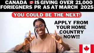 BREAKING: Canada is giving over 21,000 PR to Foreign workers. Hurry and Apply now!