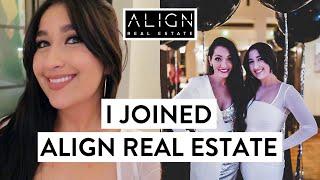 I JOINED ALIGN REAL ESTATE with TIFFANY PANTOZZI (launch party vlog) | day in the life of a realtor