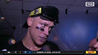 Aaron Judge speaks on earning ALCS bid, team chemistry