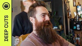 Man Transforms After Masterful Hair and Beard Cut