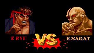 Mugen - Evil Ryu vs. Evil Sagat - A battle you don't want to miss