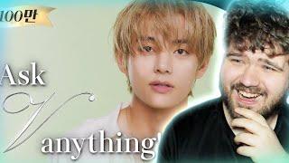 KIM TAEHYUNG JUST STUNNED ME  | BTS V WKorea Q&A REACTION!!