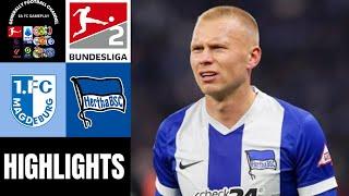 1.FC Magdeburg vs Hertha BSC  14.Spieltag Bundesliga 2 Highlights