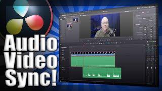 How To Manually Sync Your Audio & Video Clips - DaVinci Resolve 16 Tutorial