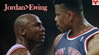 Michael Jordan Patrick Ewing (Rivalry Between Good Friends)