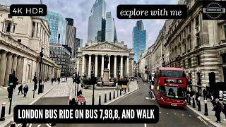  London’s Ultimate Tourist Bus Route: Paddington to The Royal Exchange & Back! 