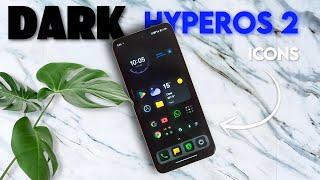 Most Awaited HyperOS Dark Icon Theme is Here   Customize Like a Pro 