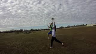 Oklahoma Christian university Ultimate frisbee practice