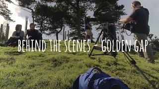 Julia Bradbury behind the scenes filming in Dorset