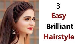 3 Easy Brilliant  Hairstyle - Easy hairstyle for girls | simple hairstyle | hairstyles