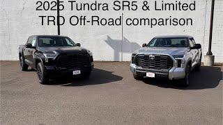 Part two of the 2025 Tundra SR5 TRD Off-Road, and Limited TRD Off-Road comparison. Part one below