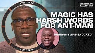 Magic Johnson was HIGHLY AGITATED by Ant-Man's MJ comments  - Shannon Sharpe | First Take