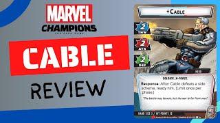 Marvel Champions: Cable Review! Is He FUN? What Decks To Play?