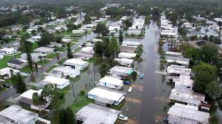 Damage in Pinellas County from Milton as resident recover from Helene