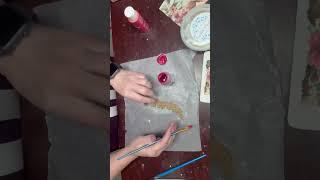 Dollar tree ceramic plate with puppies