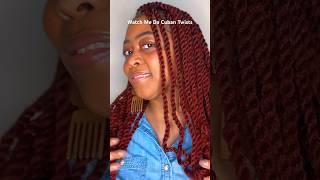 Watch Me Do Cuban Twists #hairtutorial #protectivestyles #crochethairstyles #twiststyles