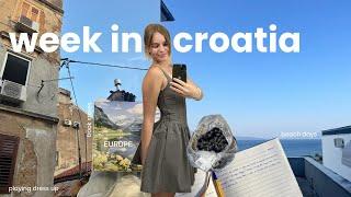 a week in Croatia | book stores, beach days and good food