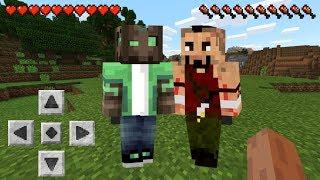 JUGANDO MCPE con UN AMIGO!  ¿SABE JUGAR? - MINECRAFT PE